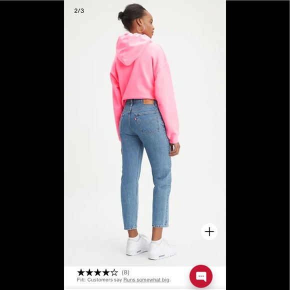 Levi's® Premium 501® ORIGINAL CROPPED WOMEN'S JEANS - Picture 3 of 7